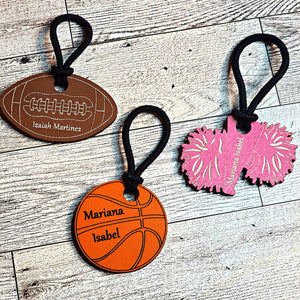 Personalized Water Bottle Name Tag With Sports Designs - Designodeal