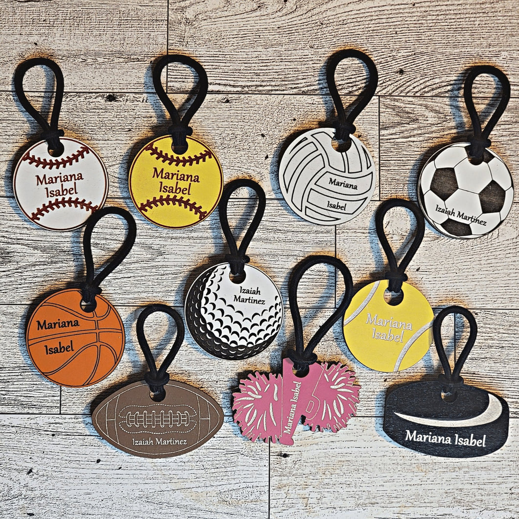 Personalized Water Bottle Name Tag With Sports Designs - Designodeal