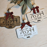 Personalized Zip Code Home Christmas Ornament - Designodeal