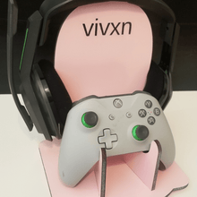 Load image into Gallery viewer, Personalized Name Gaming Stand for XBOX / PS4 Headphones and Controller
