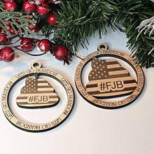 Load image into Gallery viewer, Poopy Pants Biden 2021 Let&#39;s Go Brandon #FJB Christmas Ornament - Designodeal
