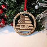 Poopy Pants Biden 2021 Let's Go Brandon #FJB Christmas Ornament - Designodeal