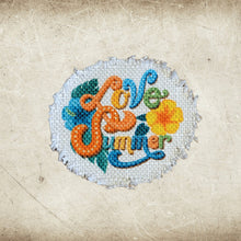 Load image into Gallery viewer, Retro Summer Sunshine Frayed Sublimation Hat Patches - Designodeal
