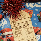 Santa North Pole Express Reusable Christmas Gift Tags - Designodeal