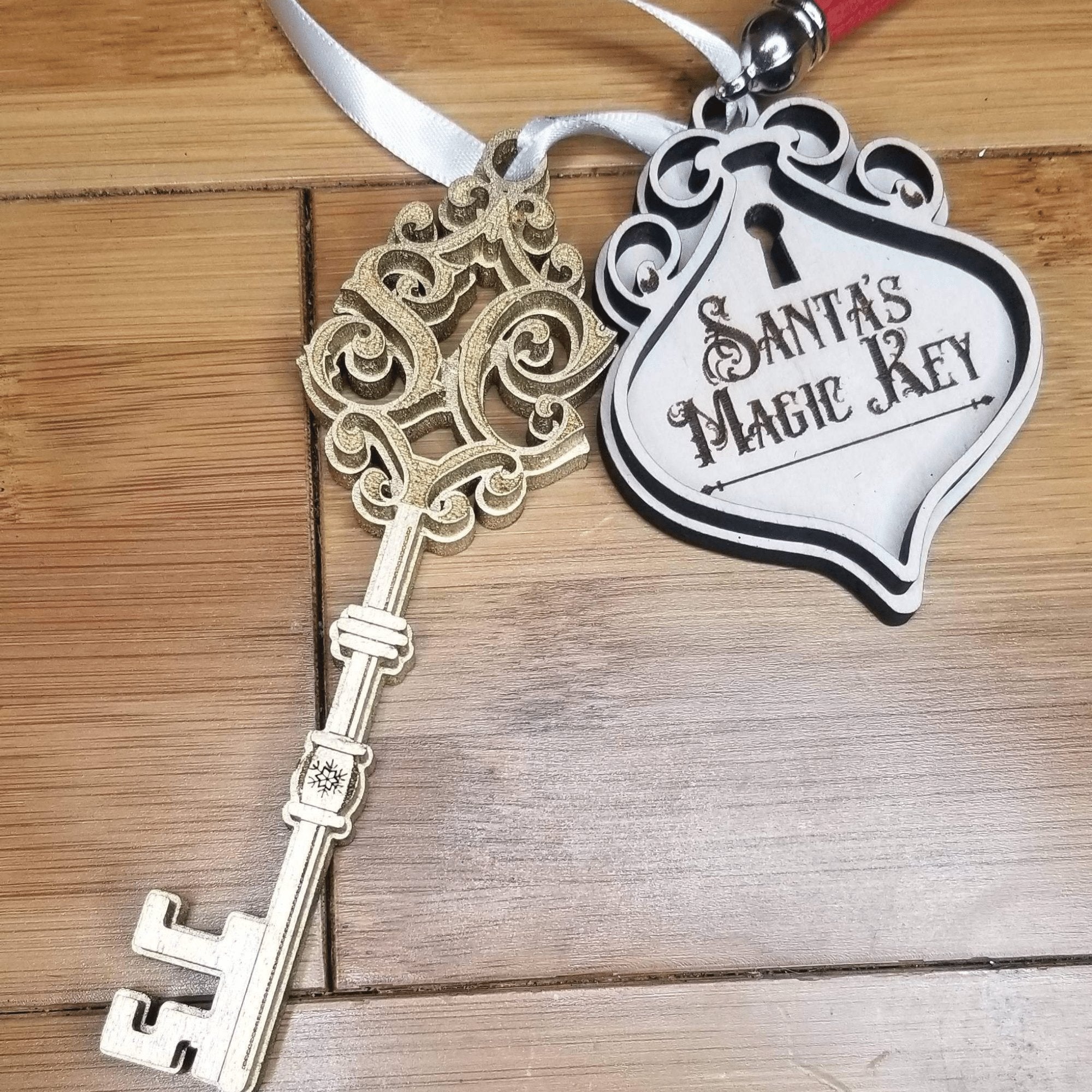 Santa's Magic Key Christmas Ornament Keepsake - Designodeal