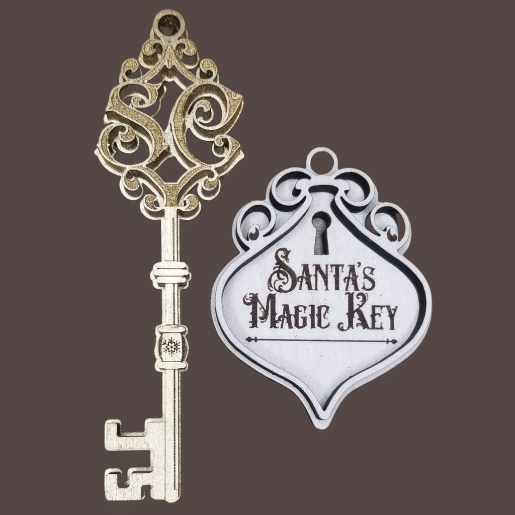 Santa's Magic Key Christmas Ornament Keepsake - Designodeal