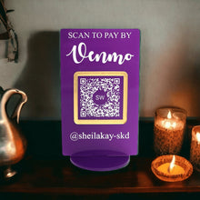 Load image into Gallery viewer, Scan To Pay Mini Social Media QR Code Acrylic Sign - Designodeal
