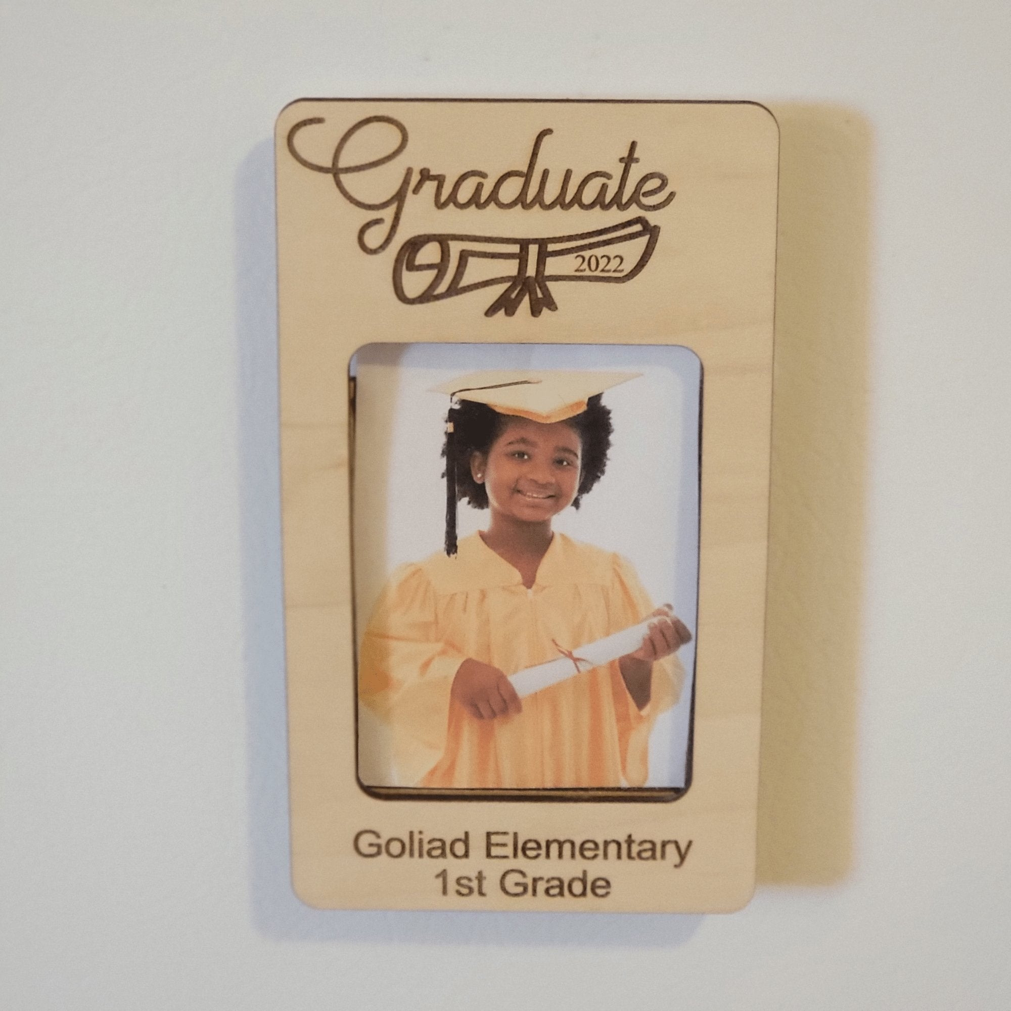 School Graduation Photo Frame Refrigerator Magnet - Designodeal