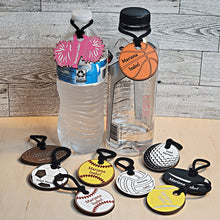 Load image into Gallery viewer, Sports Designs Water Bottle Name Tag Blanks - Designodeal
