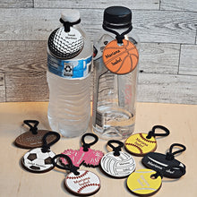 Load image into Gallery viewer, Sports Designs Water Bottle Name Tag Blanks - Designodeal
