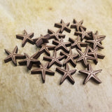 Starfish Wood Stud Earring Blanks and Wood Confetti - Designodeal