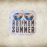 Summer & Beach Frayed Sublimation Hat Patches - Designodeal