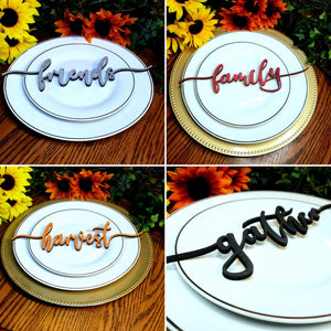 Thanksgiving Plate Words Digital File Only - Designodeal