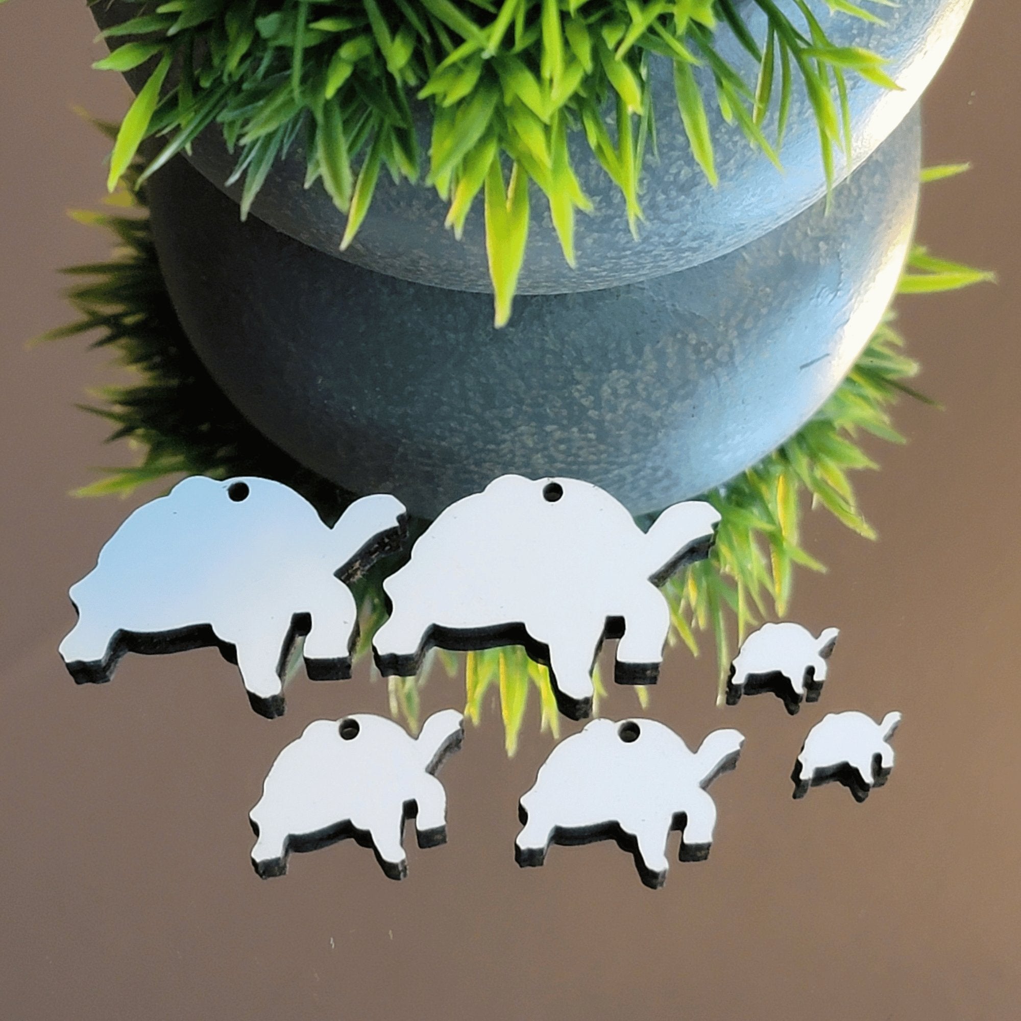 Turtle Sublimation Earring Blanks ~ Multiple Sizes - Designodeal