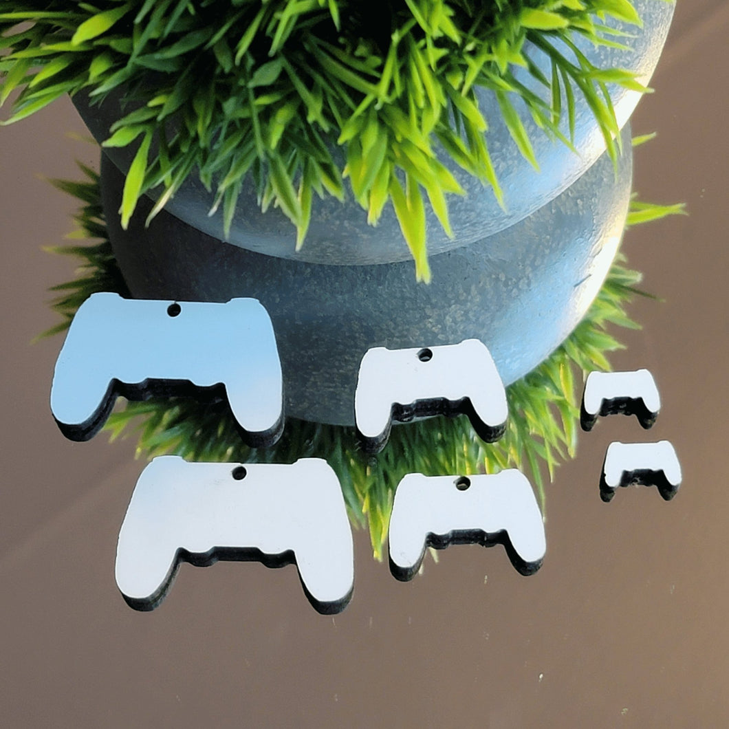 Video Game Controller PS4 Shaped Sublimation Earring Blanks ~ Multiple Sizes - Designodeal