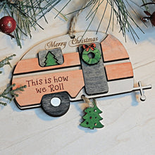 Load image into Gallery viewer, Vintage RV Camper Christmas Ornament - Designodeal
