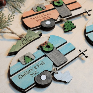Vintage RV Camper Christmas Ornament - Designodeal