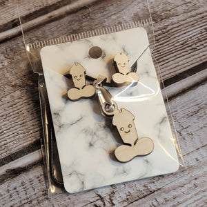 Whimsical Penis Necklaces & Stud Earrings - Wholesale MOQ 50 - Designodeal