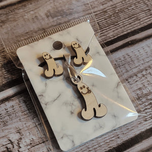 Whimsical Penis Necklaces & Stud Earrings - Wholesale MOQ 50 - Designodeal