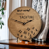 Who Cares You're On Yachting Time Clock - Designodeal