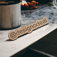 Load image into Gallery viewer, Wood Watermark for Small Business - Designodeal
