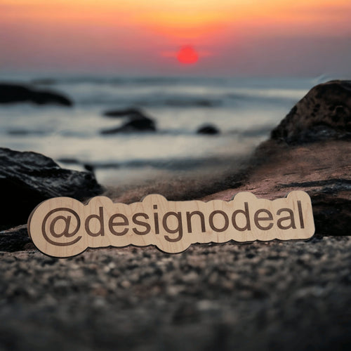 Wood Watermark for Small Business - Designodeal